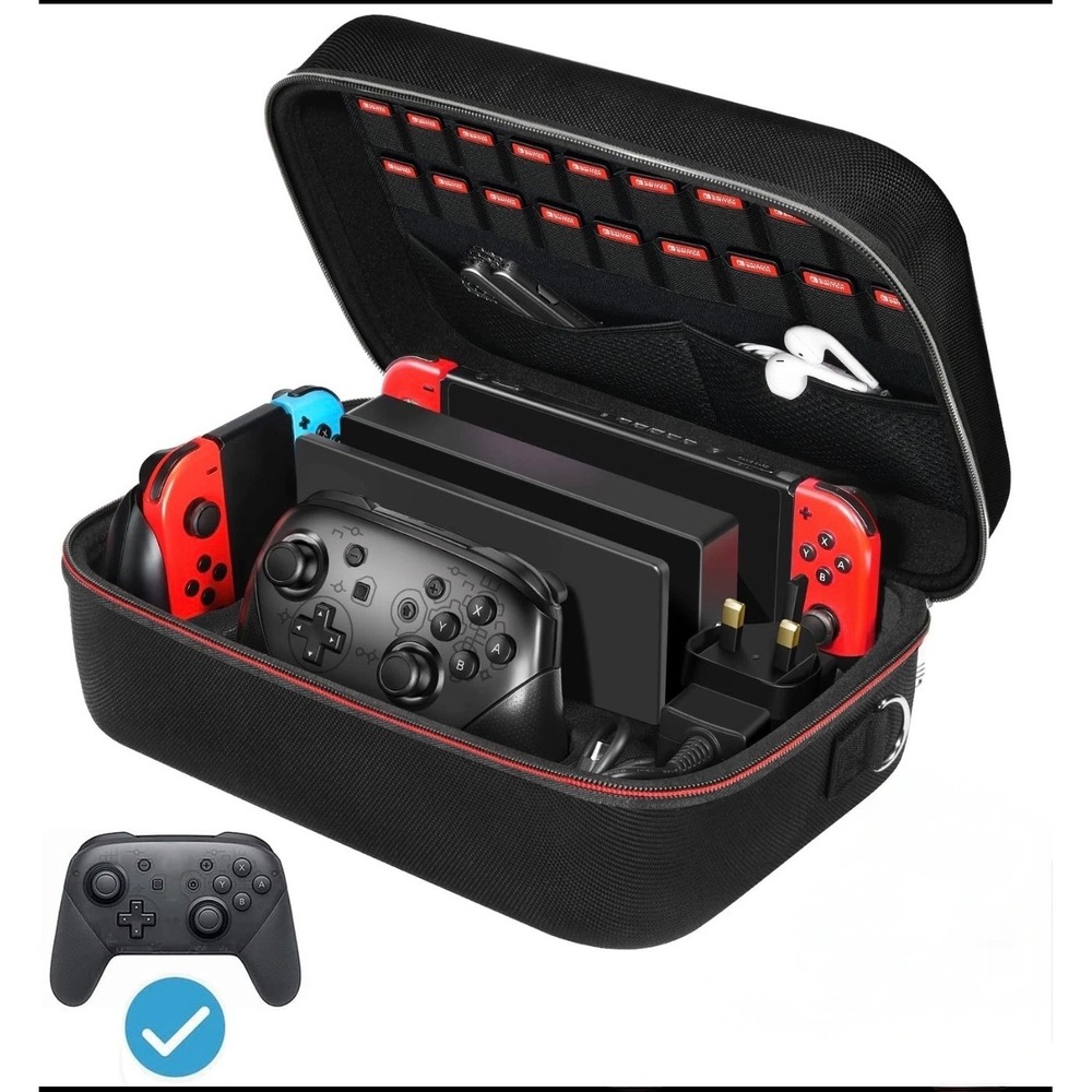 iVoler Nintendo Switch Carrying Case Hardshell Travel Storage Bag OLED Dock